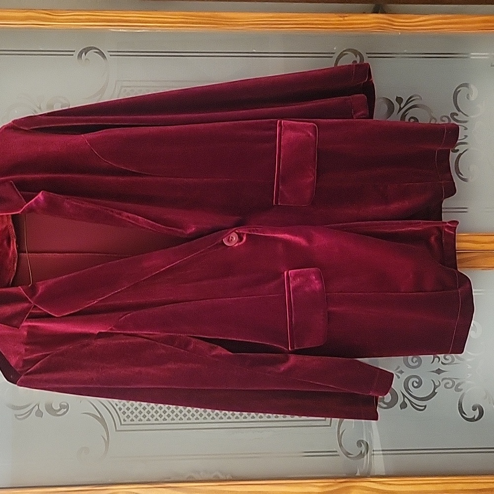 Burgandy blazer